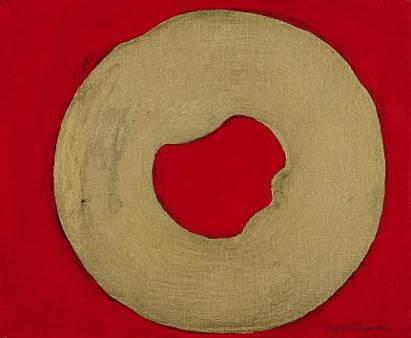 　　吉原治良（ 1905 - 1972），《作品》

　　1971 年作，压克力画布， 22 x 28 公分

　　估价： 260，000 – 450，000 港元/33，600 – 58，500 美元

　　（日拍拍品）