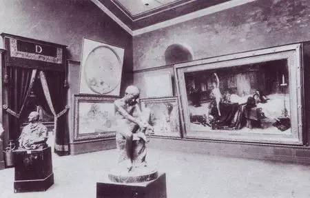 1895年，第一届威尼斯双年展的一个展厅